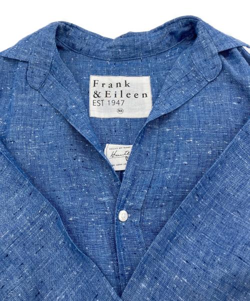 Frank&Eileen（フランクアンドアイリーン）Frank&Eileen (フランクアンドアイリーン) HUNTER スキッパーシャツ　3110700319 ブルー サイズ:XSの古着・服飾アイテム