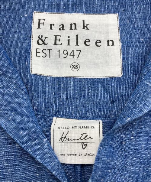 Frank&Eileen（フランクアンドアイリーン）Frank&Eileen (フランクアンドアイリーン) HUNTER スキッパーシャツ　3110700319 ブルー サイズ:XSの古着・服飾アイテム