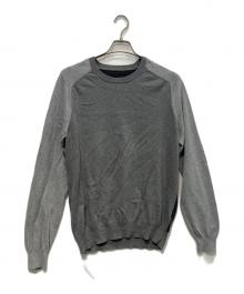 Maison Margiela（メゾンマルジェラ）の古着「バイカラーニット　15SS　 Maison Margiela10」｜グレー
