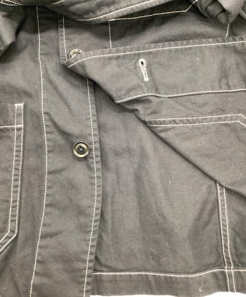 s'yte（サイト）s'yte (サイト) COTTON TWILL GARMENT DYED STAND COLLAR JACKET　UB-J08-016 ブラック サイズ:3の古着・服飾アイテム