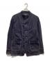 s'yte（サイト）の古着「COTTON TWILL GARMENT DYED STAND COLLAR JACKET　UB-J08-016」｜ブラック