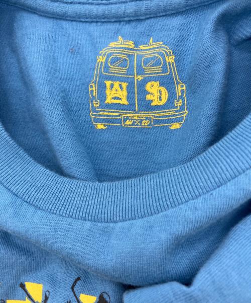 STANDARD CALIFORNIA（スタンダードカリフォルニア）STANDARD CALIFORNIA (スタンダードカリフォルニア) AH × SD Skater Logo T　TSOBE090 ブルー サイズ:Lの古着・服飾アイテム