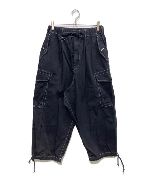 s'yte（サイト）s'yte (サイト) COTTON TWILL GARMENT DYED BALLOON CARGO PANTS  UB-P20-016 ブラック サイズ:3の古着・服飾アイテム