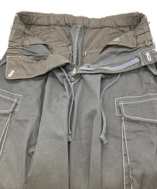 s'yte（サイト）s'yte (サイト) COTTON TWILL GARMENT DYED BALLOON CARGO PANTS  UB-P20-016 ブラック サイズ:3の古着・服飾アイテム