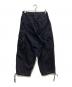 s'yte (サイト) COTTON TWILL GARMENT DYED BALLOON CARGO PANTS  UB-P20-016 ブラック サイズ:3：16000円