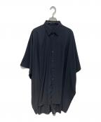 LAD MUSICIANラッドミュージシャン）の古着「DECHINE SLEEVELESS LONG SHIRT　2125-107」｜ブラック