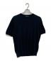 BARNEYS NEWYORK（バーニーズ・ニューヨーク）の古着「S/Sコットンニット　2149230」｜ブラック