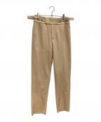 CFCLシーエフシーエル）の古着「AC MILAN RIB TAPERED PANTS」｜イエロー