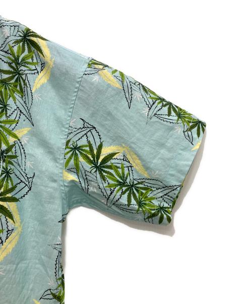 Manastash（マナスタッシュ）Manastash (マナスタッシュ) LINEN MANALOHA SHIRTS　792-5123004 ブルー サイズ:M 未使用品の古着・服飾アイテム