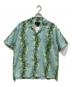 Manastash（マナスタッシュ）の古着「LINEN MANALOHA SHIRTS　792-5123004」｜ブルー
