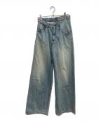 ATTACHMENTアタッチメント）の古着「11OZ DENIM FLAP JEANS　AP52-022」｜インディゴ