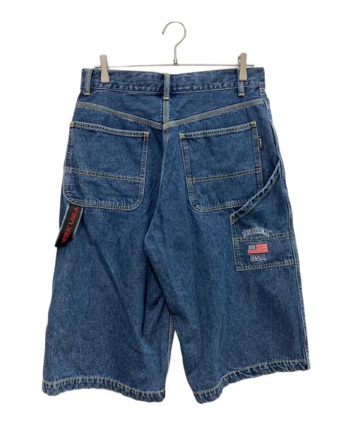 AVIREX（アヴィレックス）AVIREX (アヴィレックス) VARSITY PAINTER SHORTS インディゴ サイズ:Mの古着・服飾アイテム