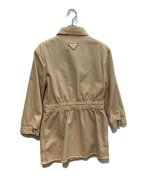 PRADA（プラダ）PRADA (プラダ) デニムジャケット ベージュ サイズ:40Sの古着・服飾アイテム