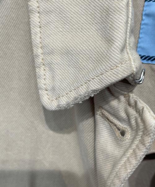 PRADA（プラダ）PRADA (プラダ) デニムジャケット ベージュ サイズ:40Sの古着・服飾アイテム