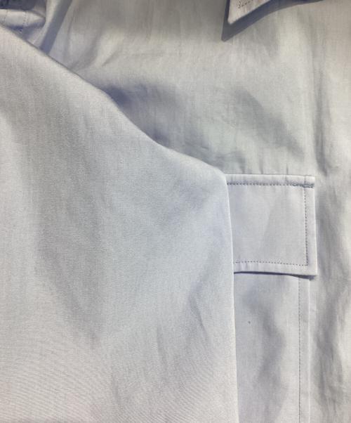 PRADA（プラダ）PRADA (プラダ) エポーレットドレスシャツ ブルー サイズ:36の古着・服飾アイテム