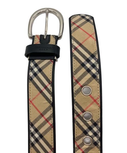 BURBERRY GOLF（バーバリーゴルフ）BURBERRY GOLF (バーバリーゴルフ) ノバチェックベルト ベージュの古着・服飾アイテム