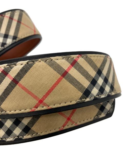BURBERRY GOLF（バーバリーゴルフ）BURBERRY GOLF (バーバリーゴルフ) ノバチェックベルト ベージュの古着・服飾アイテム