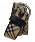 BURBERRY GOLF (バーバリーゴルフ) ノバチェックベルト ベージュ：9000円