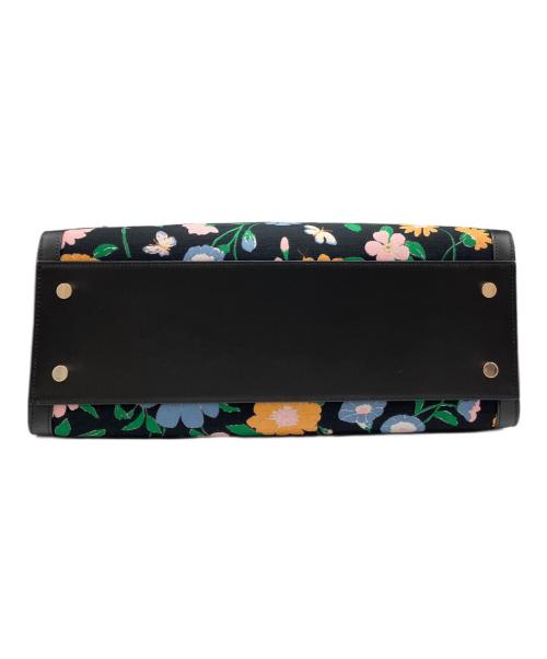 Kate Spade（ケイトスペード）Kate Spade (ケイトスペード) フローラルジャガードマンハッタンラージトート K6565 ブラックの古着・服飾アイテム