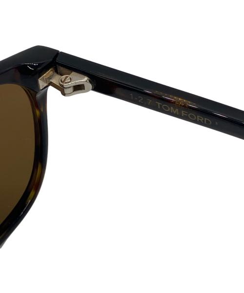 TOM FORD（トムフォード）TOM FORD (トムフォード) ウェリントンシェイプサングラス ブラウン サイズ:55□17 145の古着・服飾アイテム