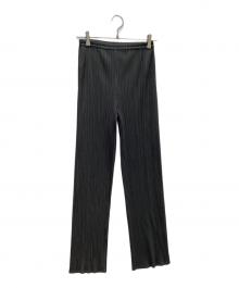 PLEATS PLEASE（プリーツプリーズ）の古着「プリーツパンツ　」｜グレー