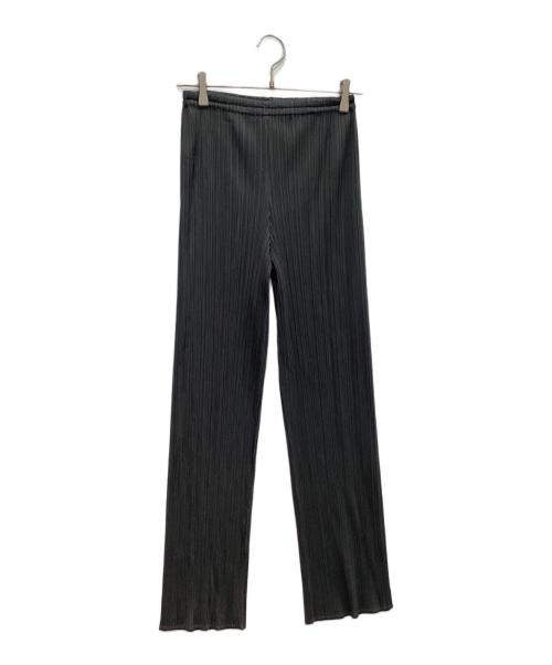 PLEATS PLEASE（プリーツプリーズ）PLEATS PLEASE (プリーツプリーズ) プリーツパンツ　 グレー サイズ:4の古着・服飾アイテム
