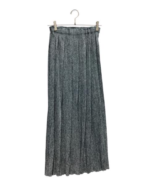 PLEATS PLEASE（プリーツプリーズ）PLEATS PLEASE (プリーツプリーズ) タック入りプリーツスカート　霜降り グレー サイズ:3の古着・服飾アイテム