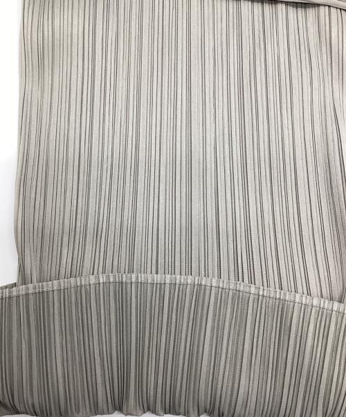 PLEATS PLEASE（プリーツプリーズ）PLEATS PLEASE (プリーツプリーズ) ハイネックプリーツカットソー グレー サイズ:4の古着・服飾アイテム