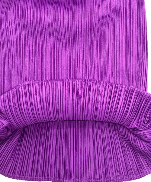 PLEATS PLEASE（プリーツプリーズ）PLEATS PLEASE (プリーツプリーズ) ノースリーブプリーツワンピース パープル サイズ:4の古着・服飾アイテム