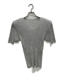 PLEATS PLEASE（プリーツプリーズ）の古着「プリーツカットソー　霜降り」｜グレー