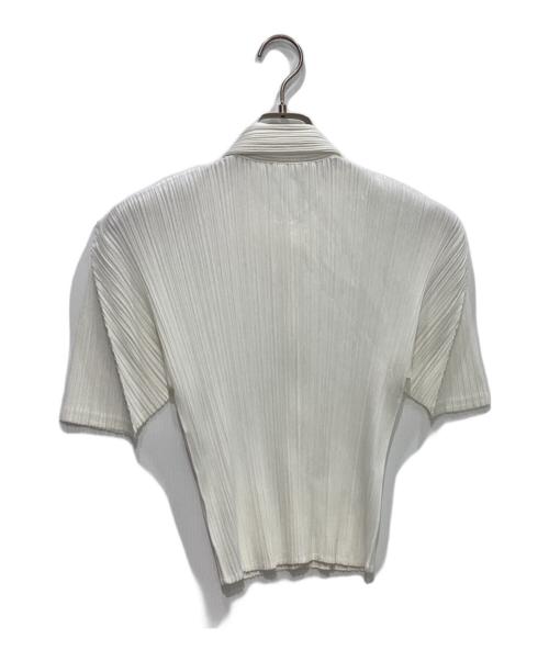 PLEATS PLEASE（プリーツプリーズ）PLEATS PLEASE (プリーツプリーズ) プリーツシャツ　 ホワイト サイズ:3の古着・服飾アイテム