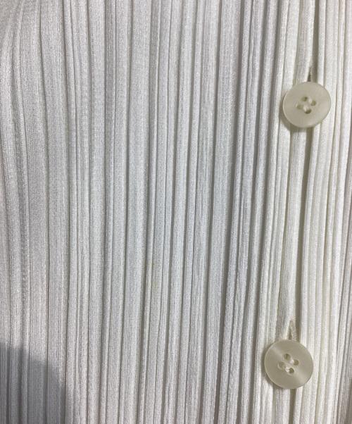 PLEATS PLEASE（プリーツプリーズ）PLEATS PLEASE (プリーツプリーズ) プリーツシャツ　 ホワイト サイズ:3の古着・服飾アイテム