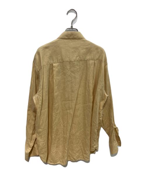 IENA（イエナ）IENA (イエナ) リネン オーバーシャツ イエロー サイズ:36の古着・服飾アイテム