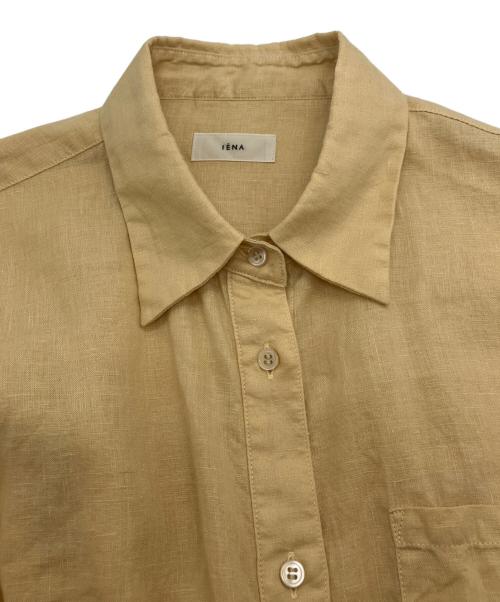 IENA（イエナ）IENA (イエナ) リネン オーバーシャツ イエロー サイズ:36の古着・服飾アイテム