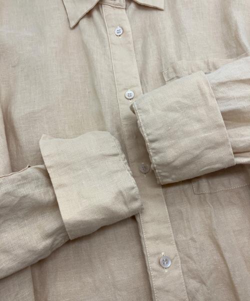 IENA（イエナ）IENA (イエナ) リネン オーバーシャツ イエロー サイズ:36の古着・服飾アイテム