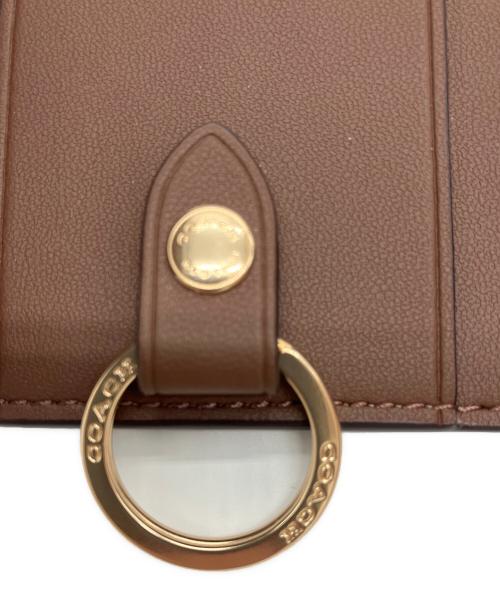 COACH（コーチ）COACH (コーチ) キーケース　	シグネチャー ブラウンの古着・服飾アイテム