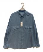 Porter Classicポータークラシック）の古着「ROLL UP CHAMBRAY SHIRT　PC-016-3361-0040-0016」｜ブルー