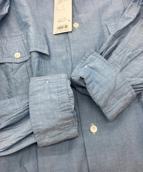Porter Classic（ポータークラシック）Porter Classic (ポータークラシック) ROLL UP CHAMBRAY SHIRT　PC-016-3361-0040-0016 ブルー サイズ:XXLの古着・服飾アイテム