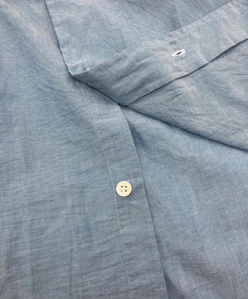 Porter Classic（ポータークラシック）Porter Classic (ポータークラシック) ROLL UP CHAMBRAY SHIRT　PC-016-3361-0040-0016 ブルー サイズ:XXLの古着・服飾アイテム