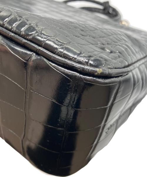 FURLA（フルラ）FURLA (フルラ) 2WAYクロコ型押しビジネスバッグ ブラック サイズ:-の古着・服飾アイテム