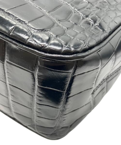 FURLA（フルラ）FURLA (フルラ) 2WAYクロコ型押しビジネスバッグ ブラック サイズ:-の古着・服飾アイテム