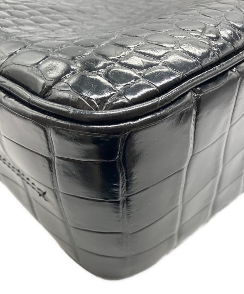 FURLA（フルラ）FURLA (フルラ) 2WAYクロコ型押しビジネスバッグ ブラック サイズ:-の古着・服飾アイテム