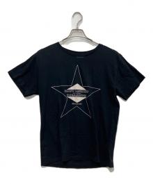 Saint Laurent Paris（サンローランパリ）の古着「パラディウムスタープリントTシャツ　16AW エディ期」｜ブラック