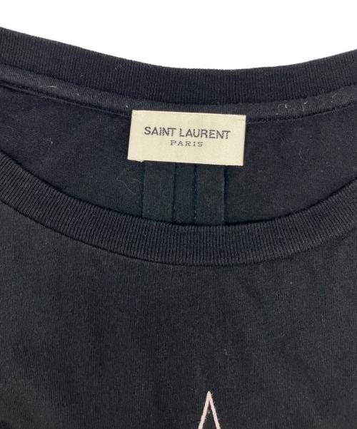 Saint Laurent Paris（サンローランパリ）Saint Laurent Paris (サンローランパリ) パラディウムスタープリントTシャツ　16AW エディ期 ブラック サイズ:Mの古着・服飾アイテム