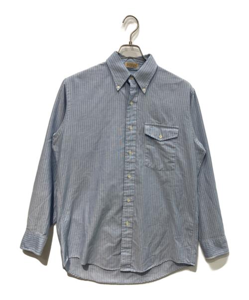 L.L.Bean（エルエルビーン）L.L.Bean (エルエルビーン) 80-90sストライプBDシャツ ブルー サイズ:16 1/2-33の古着・服飾アイテム