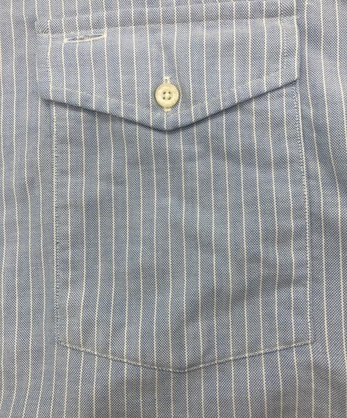 L.L.Bean（エルエルビーン）L.L.Bean (エルエルビーン) 80-90sストライプBDシャツ ブルー サイズ:16 1/2-33の古着・服飾アイテム