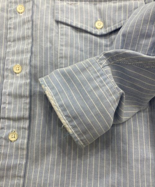 L.L.Bean（エルエルビーン）L.L.Bean (エルエルビーン) 80-90sストライプBDシャツ ブルー サイズ:16 1/2-33の古着・服飾アイテム