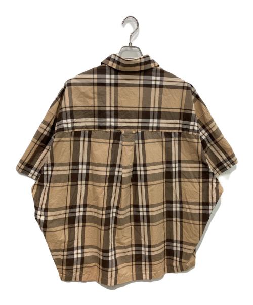 kolor/BEACON（カラービーコン）kolor/BEACON (カラービーコン) チェックシャツ　23SS ブラウン サイズ:1の古着・服飾アイテム
