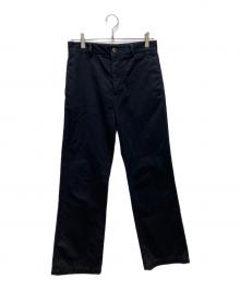 Acne studios（アクネ ストゥディオズ）の古着「ツイルトラウザーパンツ」｜ブラック