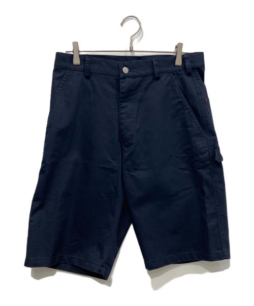 stussy（ステューシー）stussy (ステューシー) ペインターハーフパンツ　USA製 黒タグ ネイビー サイズ:31の古着・服飾アイテム